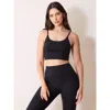 Lovall 24/7 Revitalise Fitted Sports Bra In Black