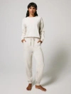 Shop Lovall Luxe Lounge Petite Jogger+sweatshirt Set