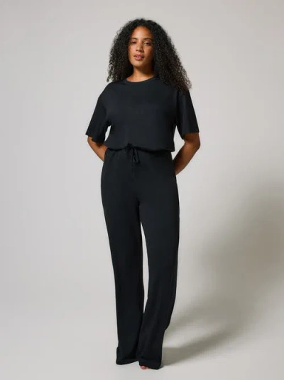 Lovall Soft Touch Wide Leg Petite Lounge Set