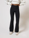 Lovall Winter Flare Regular Fit Leggings In Black