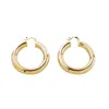 Lovard Women's Gold Large Hollow Hoops In Gold