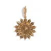 Lovard Women's Gold Sunburst Medallion Charm In Gold