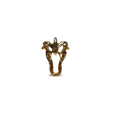 Lovard Women's Medium Gila Jaw Clip-on Charm- Gold