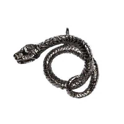 Lovard Women's Silver Snake Clip-on Charm