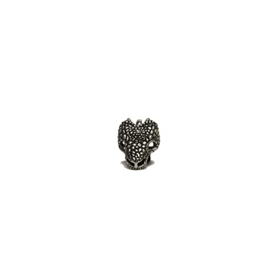 Lovard Women's Small Silver Studded Gila Head Charm