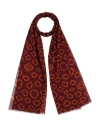 Lovat & Green Woman Scarf Burgundy Size - Cotton In Red
