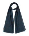 Lovat & Green Woman Scarf Deep Teal Size - Cotton In Green