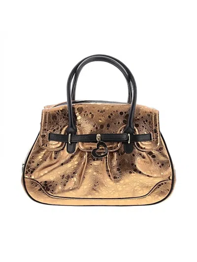 Pre-owned Lovcat Paris Satchel In Gold