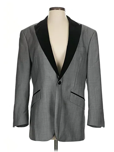 Pre-owned Love 21 Blazer Jacket In Gray