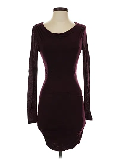 Pre-owned Love 21 Casual Dress In Burgundy