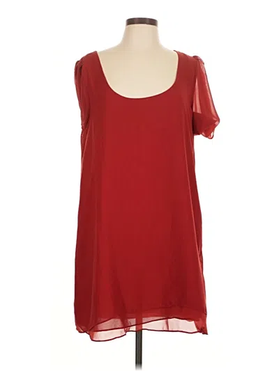 Pre-owned Love 21 Casual Dress In Red