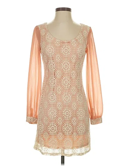 Pre-owned Love 21 Cocktail Dress In Brown