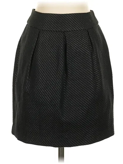 Pre-owned Love 21 Faux Leather Skirt In Black