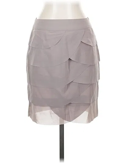 Pre-owned Love 21 Formal Skirt In Gray