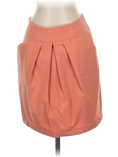 Pre-owned Love 21 Formal Skirt In Orange