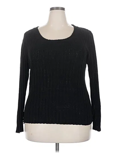 Pre-owned Love 21 Pullover Sweater In Black