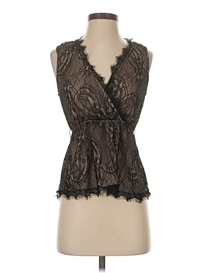 Pre-owned Love 21 Sleeveless Blouse In Black