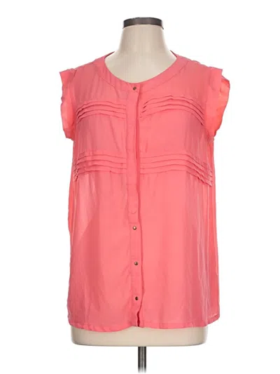 Pre-owned Love 21 Sleeveless Blouse In Pink