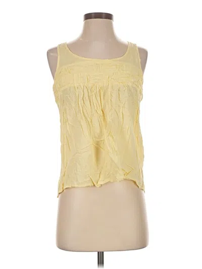 Pre-owned Love 21 Sleeveless Blouse In Yellow