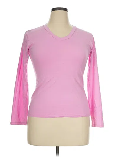 Pre-owned Love 3/4 Sleeve T-shirt In Pink