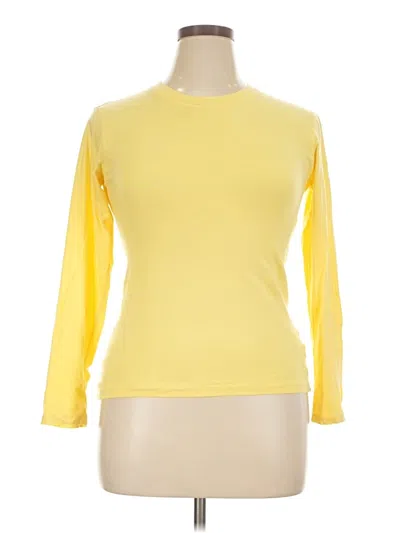 Pre-owned Love 3/4 Sleeve T-shirt In Yellow