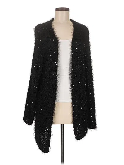 Pre-owned Love 4 Luck Faux Fur Vest In Black