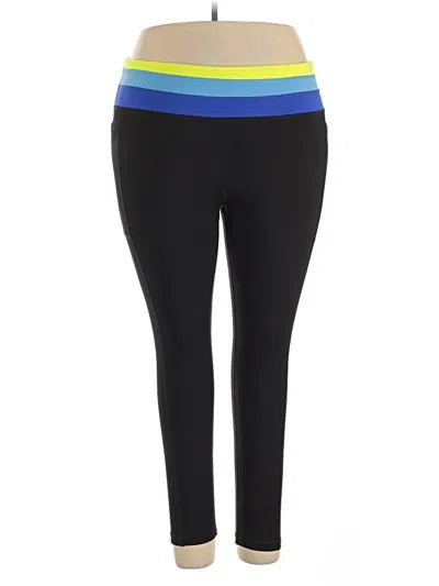 Pre-owned Love Active Pants In Black