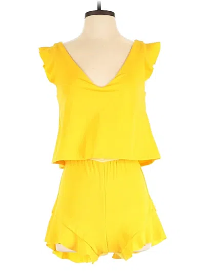 Pre-owned Love Ady Romper In Yellow