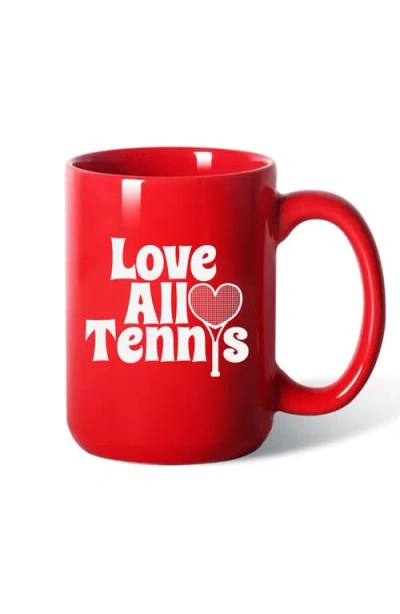 Love All Red Logo Mug