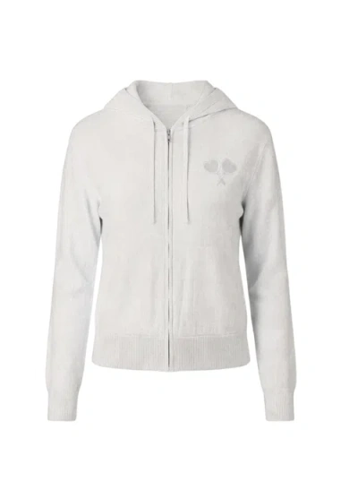 Love All Tennis Courtside Cashmere Sweater In White