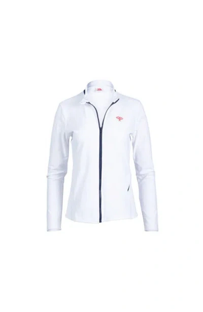 Love All Tennis Gabriela Full Zip Jacket In Blue