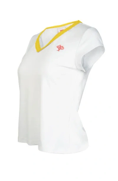 Love All Tennis Kate Top Limited In White