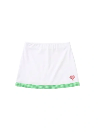 Love All Tennis Kids'  Littles Scarlett Skort In White
