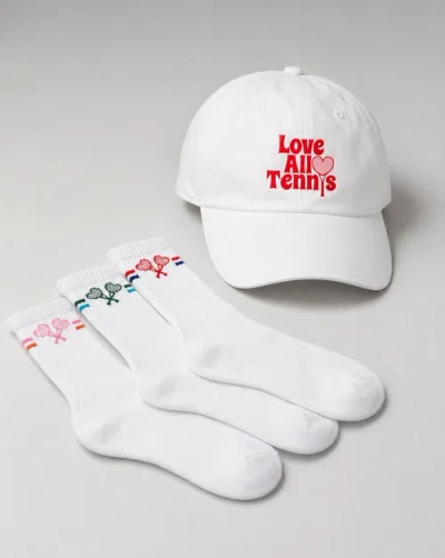 Love All Tennis Love All Court Classics Set In White