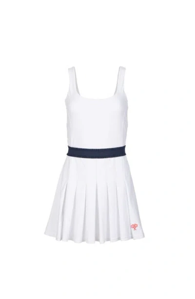 Love All Tennis Margaret Dress In White