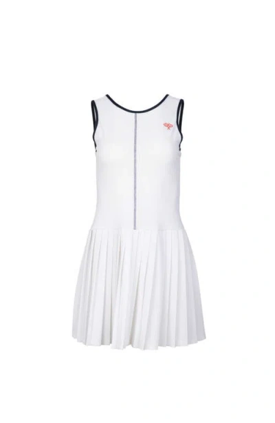Love All Tennis Nancy Dress In White