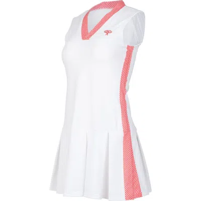 Love All Tennis Tracy Dress Gingham In White
