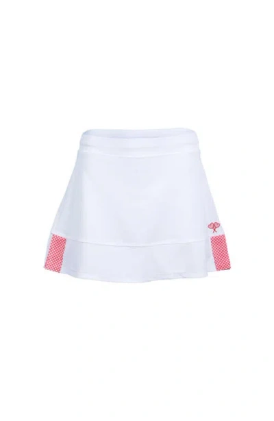 Love All Tennis Tracy Skort Gingham In White