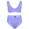 Love & Bikinis Barcelona Bikini Top &amp; Venice Bottom Lilac In Purple