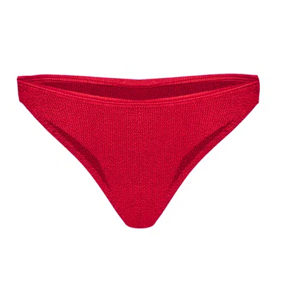 Love & Bikinis Barcelona Classic Bikini Cheeky Bottoms Red