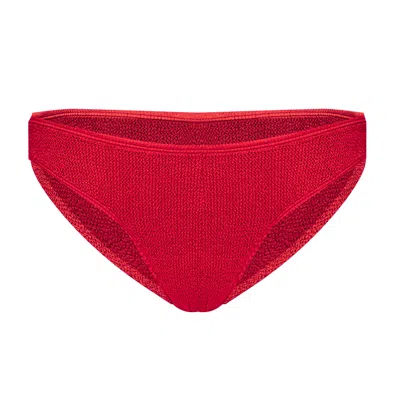 Love & Bikinis Barcelona Classic Bikini Full Bottoms Red