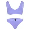 Love & Bikinis Barcelona Top &amp; Classic Bikini Bottom Lilac In Purple