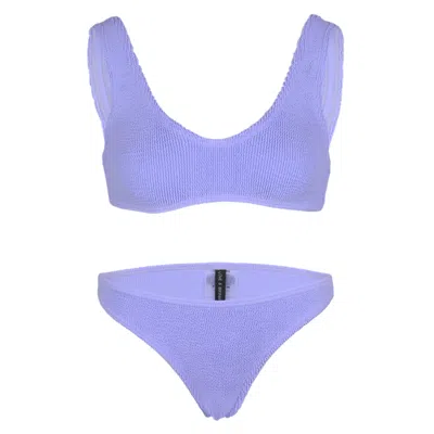 Love & Bikinis Barcelona Top &amp; Classic Bikini Bottom Lilac In Purple