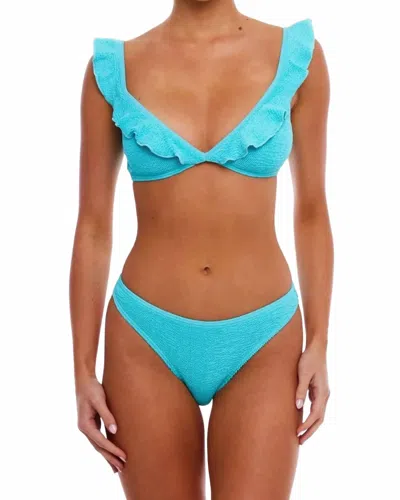 Love & Bikinis Cozumel Swim Bikini In Aqua In Blue