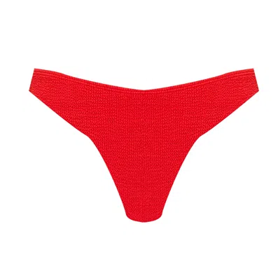 Love & Bikinis Ibiza Thong Bikini Bottoms Red