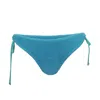 Love & Bikinis Jamaica Side Tie Bottoms Blue Turquoise In Blue