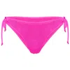 Love & Bikinis Jamaica Side Tie Bottoms Hot Pink In Pink
