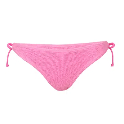 Love & Bikinis Jamaica Side Tie Bottoms Strawberry Pink