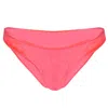 Love & Bikinis Lily Velvet Bikini Bottom Hot Pink In Pink