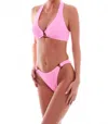 Love & Bikinis Milan Bottom In Pink In Multi
